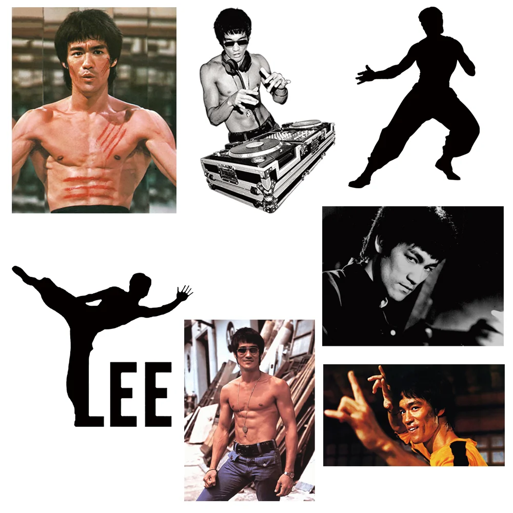 Bruce Lee Heat Thermo-adhesive  ƼĿ, Ƿ DIY ٸ,   ġ,  